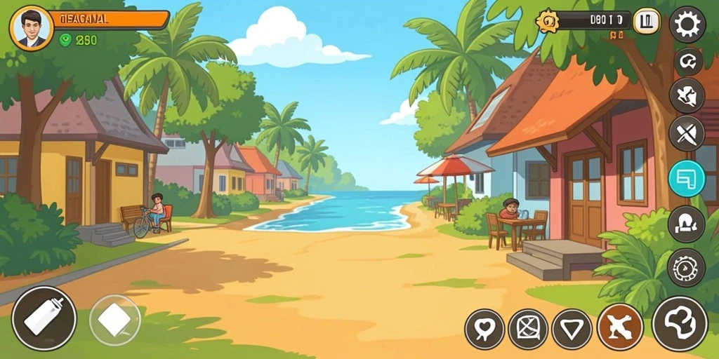Mode multiplayer untuk bermain dengan teman.